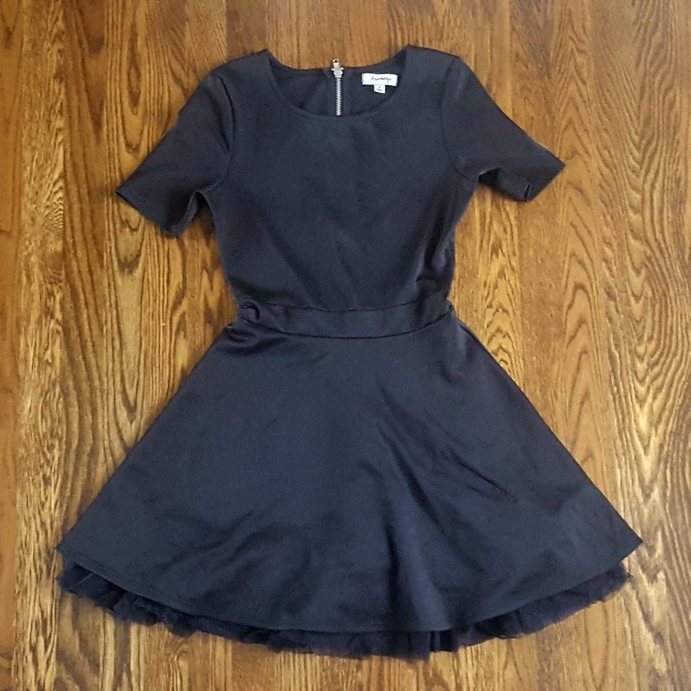 Olsenboye Black Tea Style Dress